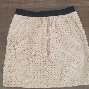 LOFT Eyelet Skirt